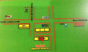 map at Yuen Yuen Vegetarian in Kulim
