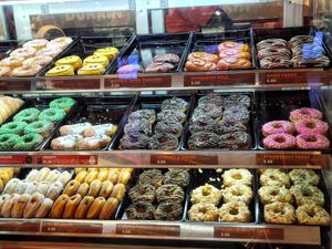Vegan and vegetarian donuts at Dunkin' - Jurong Point 1 in West Singapore