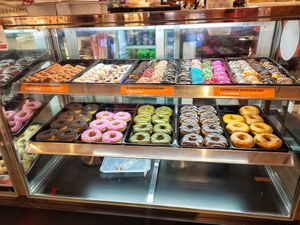 Vegan and vegetarian donuts at Dunkin' - Jurong Point 1 in West Singapore