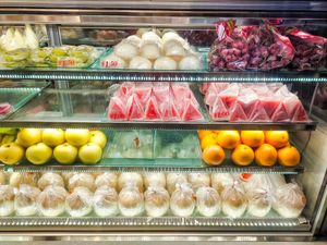 Fresh cut fruits at SF Fruits & Juices - Hillion Mall in West Singapore