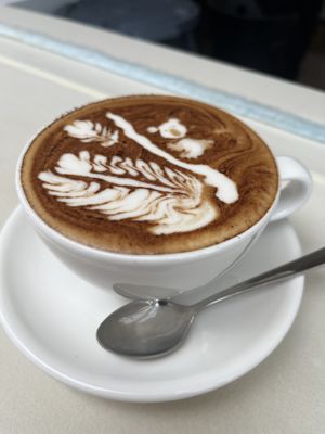 Tried to draw a koala haha  at Coloured Bean in Seoul