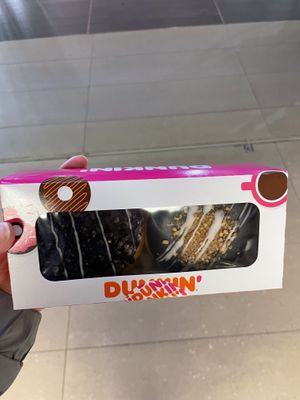 Vegan donuts  at Dunkin' - Stationsplein in Amsterdam