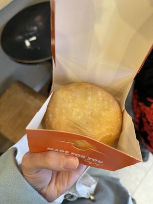 Banana and cinnamon doughnut   at Dunkin' - Stationsplein in Amsterdam