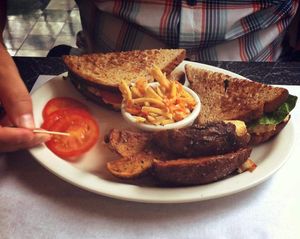 Tuna sandwich at The Cheeze Factory Restaurant in Baraboo