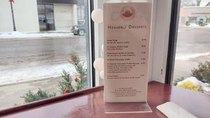 Dessert menu II at The Cheeze Factory Restaurant in Baraboo