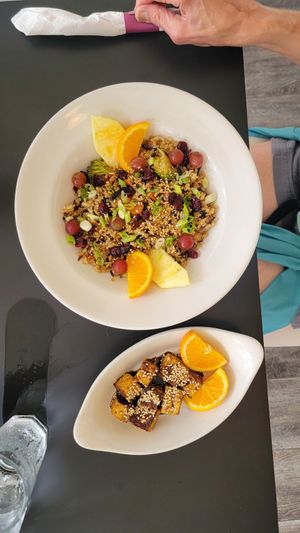 Nasi goreng at The Cheeze Factory Restaurant in Baraboo