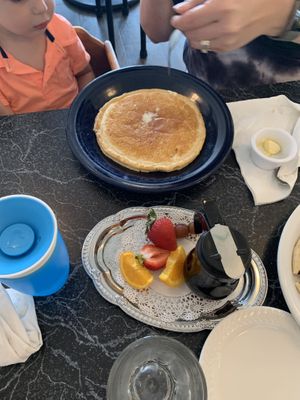 Children’s pancake at The Cheeze Factory Restaurant in Baraboo