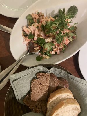 Entry salad we shared  at Kleehof in der Gaertnerstadt in Bamberg