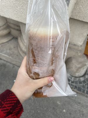   at Fitzkey Chimney Cake - Food Stand in Budapest