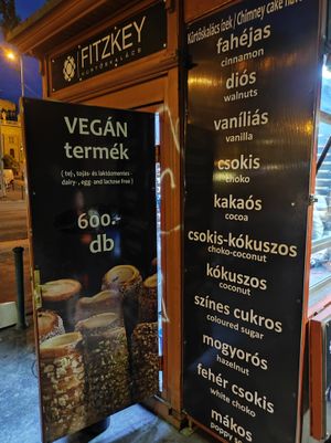  at Fitzkey Chimney Cake - Food Stand in Budapest