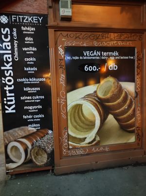  at Fitzkey Chimney Cake - Food Stand in Budapest