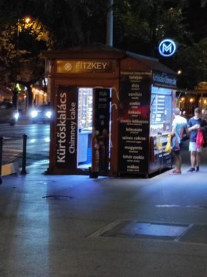  at Fitzkey Chimney Cake - Food Stand in Budapest