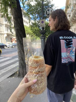   at Fitzkey Chimney Cake - Food Stand in Budapest