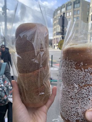 Chimney Cake with Cinnamon & White Chocolate   at Fitzkey Chimney Cake - Food Stand in Budapest