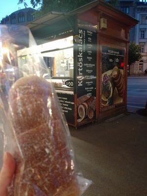  at Fitzkey Chimney Cake - Food Stand in Budapest