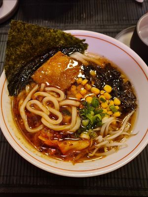 A great vegan ramen option! at Kapitan Ramen Bistro in Lisbon