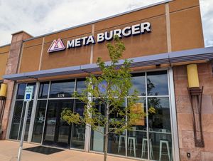 Yum factor 10. at Meta Burger in Boulder