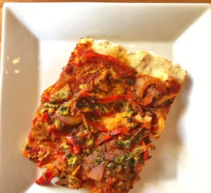 Pizza by the slice. Plenty of gluten-free options at Wildflour Bakery and Cafe in West Seattle
