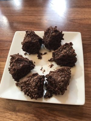 Chocolate donut at Wildflour Bakery and Cafe in West Seattle