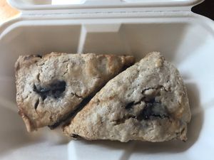 Blueberry scones at Wildflour Bakery and Cafe in West Seattle