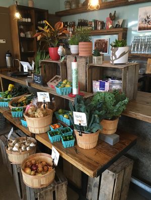 Vegetables for sale at Wise Acre in Minneapolis