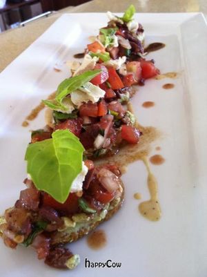 Chef's special - bruschetta at The Naked Sprout in Burlington