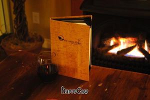 Can have a glass of organic wine or beer with the meal at The Naked Sprout in Burlington