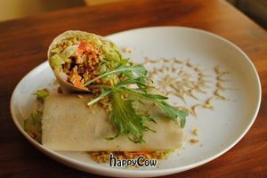 Breaded Coconut Wrap at The Naked Sprout in Burlington