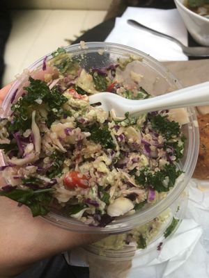 Small size salad  at Iku Wholefoods Kitchen - Westfield Plaza in Sydney