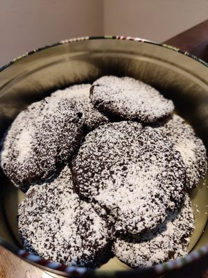 Vegan Brownie Cookies, refined sugar free! at Nat's Vegan Bliss in La Puente