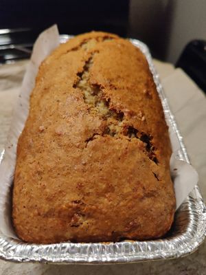 Vegan Banana Bread #Veganuary at Nat's Vegan Bliss in La Puente