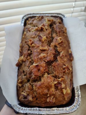 Vegan Banana Nut Bread at Nat's Vegan Bliss in La Puente