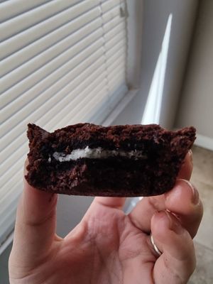 Oreo stuffed Brownie Bites at Nat's Vegan Bliss in La Puente