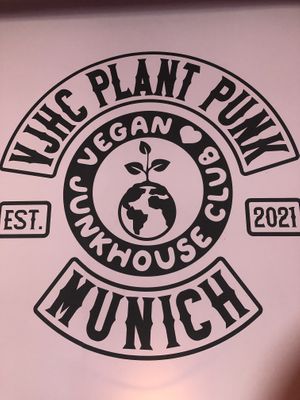 Logo  at Vegan Junkhouse Club in Munich
