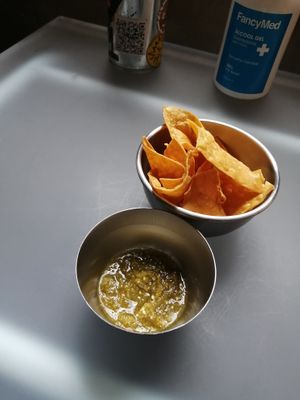 nachos at Ameaça Vegetal in Lisbon