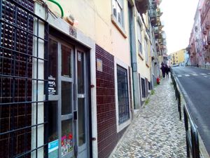 Entrance #Veganuary at Ameaça Vegetal in Lisbon