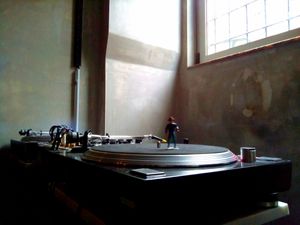 Disco set #Veganuary at Ameaça Vegetal in Lisbon