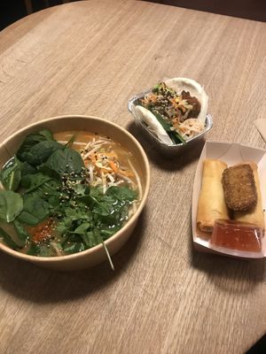 Ramen + Bao for 170 kr.   at Kung Fu Street Food in Copenhagen