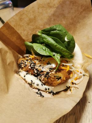 Bao bun at Kung Fu Street Food in Copenhagen