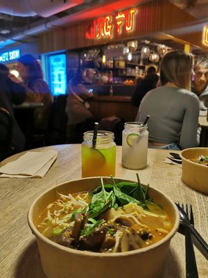 Ramen and lemonades at Kung Fu Street Food in Copenhagen