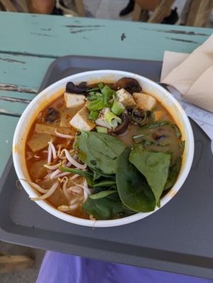 Tofu ramen at Kung Fu Street Food in Copenhagen
