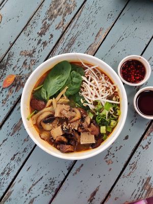 Tofu ramen at Kung Fu Street Food in Copenhagen