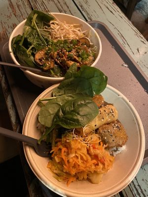 Ramen & poke bowl  at Kung Fu Street Food in Copenhagen