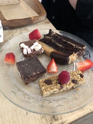 Vegan cakes  at Taypark House  in Dundee