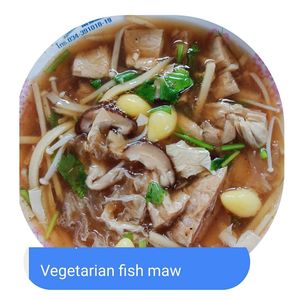 "FishMaw" (tofu) in gravy at Tukta in Koh Tao