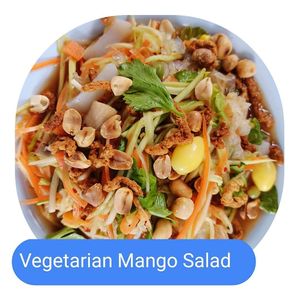 Mango salad at Tukta in Koh Tao