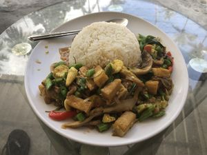 Vegan Pad ka prao  #Veganuary at Tukta in Koh Tao