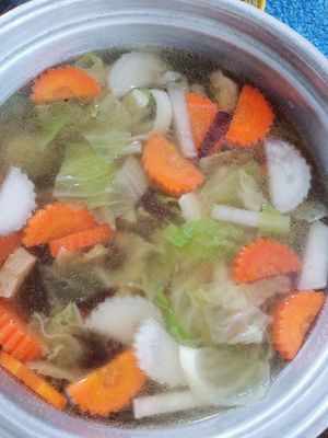 ผัก ที่เธอชอบ👍👍👍👍🥕🥒🥦🥬 at Tukta in Koh Tao