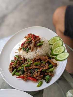 Vegan Fried Basil at Tukta in Koh Tao