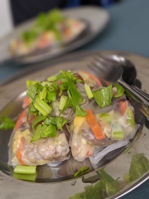 Springrolls at Tukta in Koh Tao